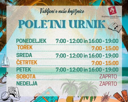 urnik poletni